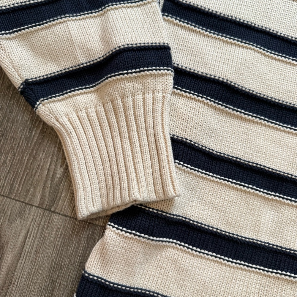 Madewell Oversized Cotton Cardigan in Stripe - Picture 5 of 6